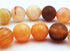 Luscious  Orange Botswana Agate Beads -  10mm