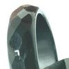 Sparkling Faceted Black Crystal Ring