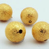 30 Gold Stardust Bead Spacers - Large Heavy 10mm & 5mm