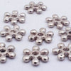 100 Tibetan Silver Snowflake Bead Spacers