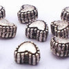 100 Tiny Silver Heart Bead Spacers