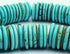 56 Large 14mm Blue Turquoise Disc Beads - For Striking Jewellery!