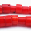 99 Rich Red Coral Heishi Beads