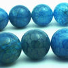 14mm Beautiful Larimar Blue Fire Agate Beads