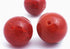 12 Huge Red Fire Agate Beads - 16mm