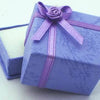 48 Romantic Lavender Ring Boxes