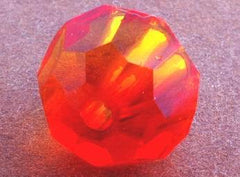 3 x Swarovski 8mm Round Mandarian Orange Beads