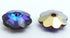 4 x AB Swarovski Vivid Indigo Flower Beads