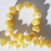 Zesty Spring-Yellow Biwa Pearls - 6mm