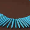 99 Graduated Blue Turquoise Icicle Spike Beads - 58mm to 20mm