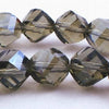 20 Sleek Grey FAC Sparkling Crystal Beads