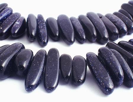 Glamorous Shiny & Sparkling Bluestone Icicle Beads