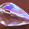 15 Large FAC Sparking AB Crystal Teardrop Beads