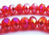 Sparking FAC Ruby Red AB Crystal Beads
