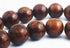 Large Heavy Chocolate Brown Jasper Beads - 14mm