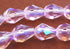 Rosaline Pink AB Crystal Teardrop Beads