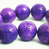 Large  Purple Coral Beads - 14mm