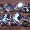 20 Gleaming Multi-FAC Silver Crystal Beads