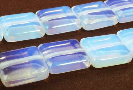 Magical Moonstone Square Beads - 10mm