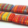 Eye-catching Rainbow Calsilica Pillow Beads - 18mm x 13mm