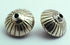 Large Saucer Thai Silver Bead Spacer - 13mm x 10mm