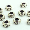 10 Tiny Round Thai Silver Bead Spacers - 3mm x 2mm