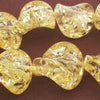 Light Butterscotch Twist Amber Beads - Large