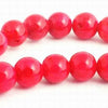 Enticing Scarlet Red Fossil Beads - 4mm