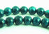 Enchanting Deep-Sea Green Fossil Beads - 4mm