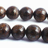 Enchanting 6mm Bronzite Beads - Unusual