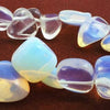 50 Fantastic Icy Fancydrop Moonstone Beads