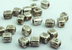 Tibetan Silver Spacer Beads (T1373) - 25 pieces –