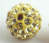 Iced-out Gold Charm Bead