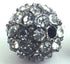 Bling Gunpowder Rhinestone Charm Bead