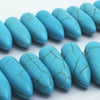 65 Enticing Blue Turquoise Icicle Spike Beads