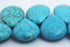 52 Lush Blue Turquoise 19mm Briolette Beads - Heavy!