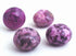 4 Large Enchanting Sugilite Rondelle Beads - 20mm x 14mm