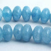 78 Sky Blue Sponge Quartz Rondelle Beads