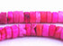 190 Raspberry Pink Heishi Turquoise Beads