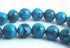 Lustrous Blue Marble Calsilica Beads - 6mm