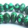 82 Refreshing Rice Terrace-Green Calsilia Rondelle Beads