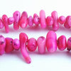 Summer Parasol Pink Coral Chip Beads