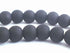 Devil Black Soft Frosted 8mm or 10mm Glass Beads