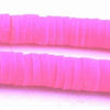 Over-300 Delightful Hot-Pink Fimo Heishi Beads