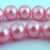 Gorgeous Paradise Pink Glass Pearl Beads - 8mm