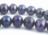 Large Silky Black Chinese Pearl Beads - 8mm or 10mm
