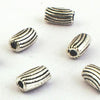50 Snazzy Silver Barrel Bead Spacers - For Classy Jewelllery!