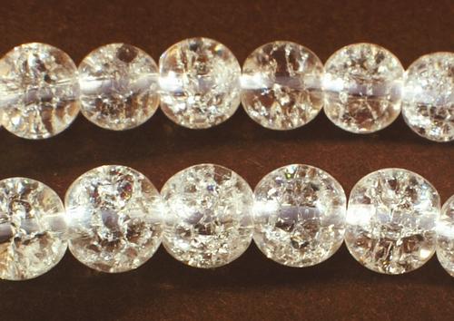 Magical Crackle Rock Crystal Beads 4mm, 6mm, 8mm,10mm- For Classy Jewellery!