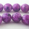 Ravishing Purple Calsilica Beads - 6mm or 8mm