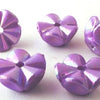 30 Lavender Flower Pony Beads